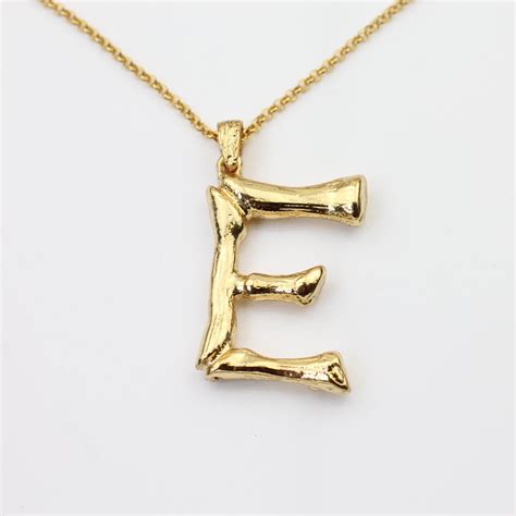 celine l initial necklace